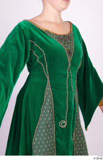  Photos Woman in Historical Dress 107 17th century green dress historical clothing upper body 0009.jpg
